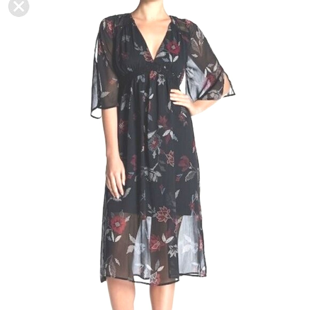 Wild Pearl Dress Sz L Whimsygoth Witchcore Eyeshadow Floral Dark Fairy